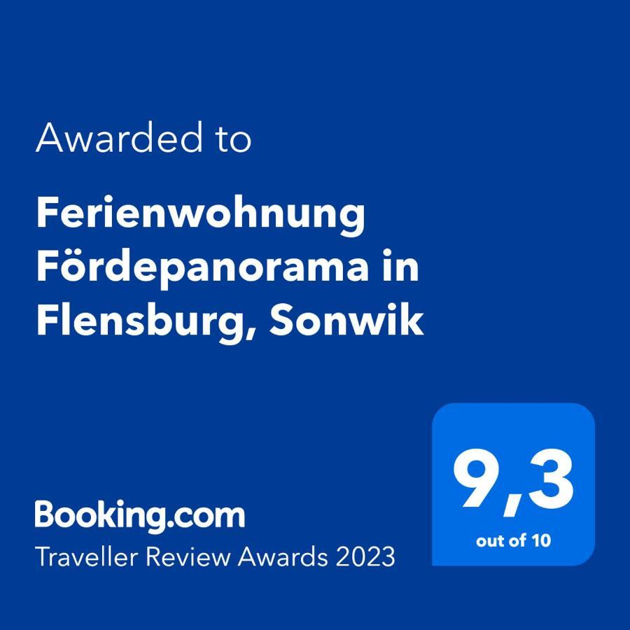 Ferienwohnung Foerdepanorama In Flensburg, Sonwik Esterno foto